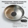 Stainless Steel Cleaning Sponge Tablets Scratch-Free Curved Surfaces Powerful Scorch Stain Remover Kitchen Cleaning Tool