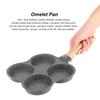 4 Hole Omelet Pan Non Stick Frying Pans Breakfast Pancake Maker For Induction Cooker Gas Stove
