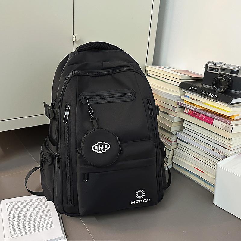 Double Shoulder Versatile Backpack for Students: Stylish, Casual, and Fresh Campus Design