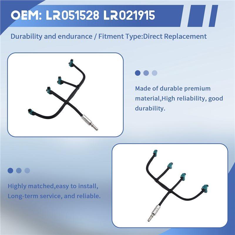 LR051528 LR021915 Fuel Injector Oil Return Pipe Hose Leak Off Pipe For Land Rover Freelander 2 2.2 TD4 Aluminum Head