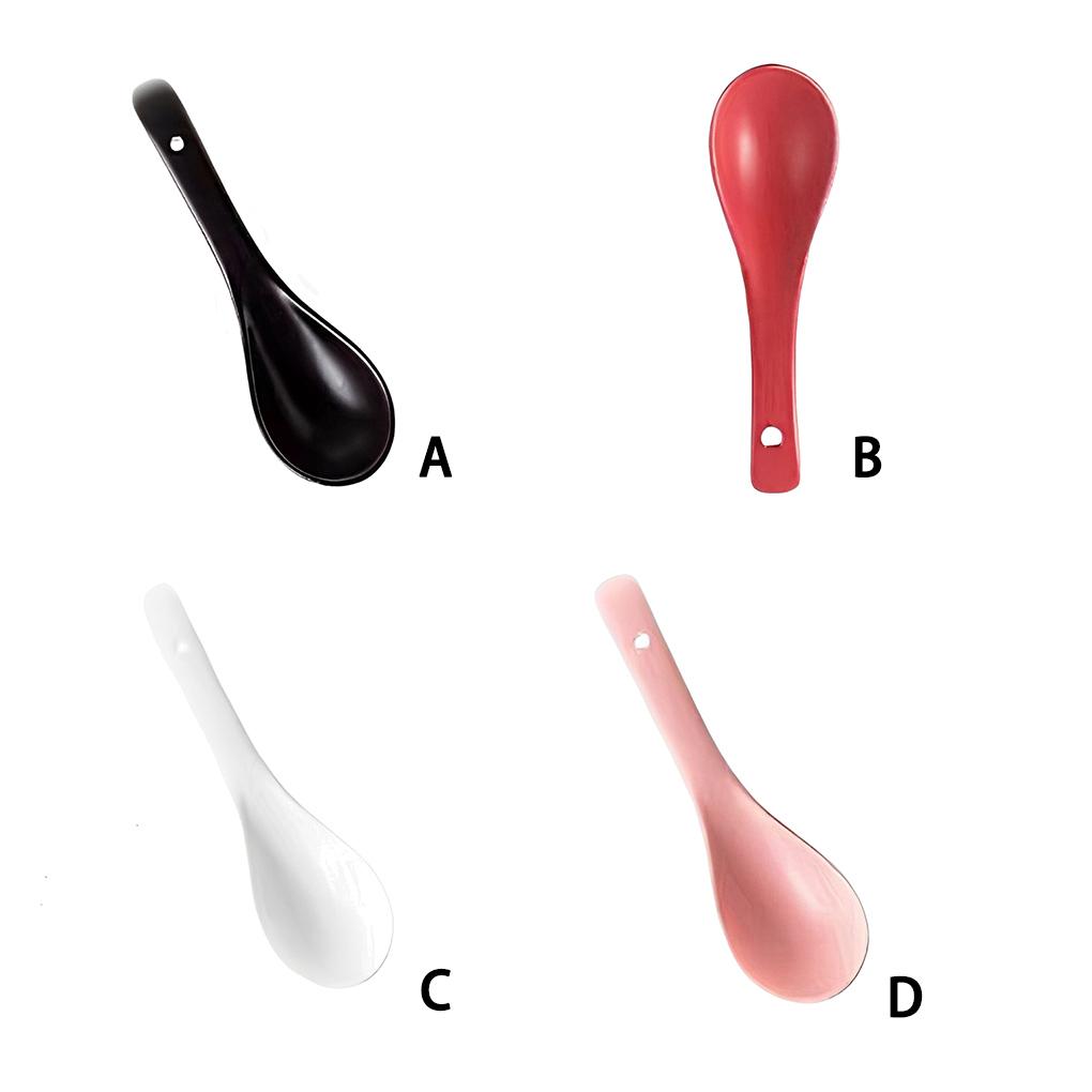 Ceramic Spoon Safe Tableware Multifunctional Coffee Soup Spoons Dinnerware Accessories Household Kitchen Home Supplies