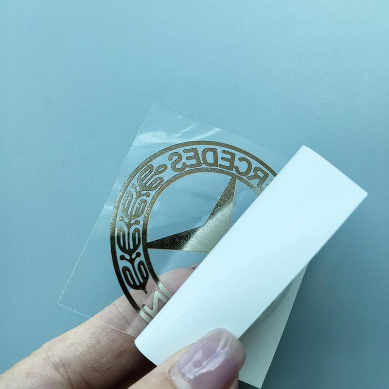 3cm 5cm Round Wheat Star Badge Thin Nickle Logo Car Sticker for Mercedes Benz Window Windshield Ipad Phone Accessory Logo
