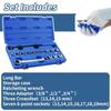 15Pieces Adjustable Serpentine Belt Tensioner Tool Kit Pulley Removal Wrench Tool for Automotive Repair and Maintenance