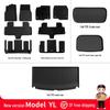 Tesla Model Y/YL/3 TPE Front & Rear Trunk Mats and Accessories