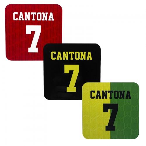 Fan Originals Cantona 7 Coasters (Pack of 3)