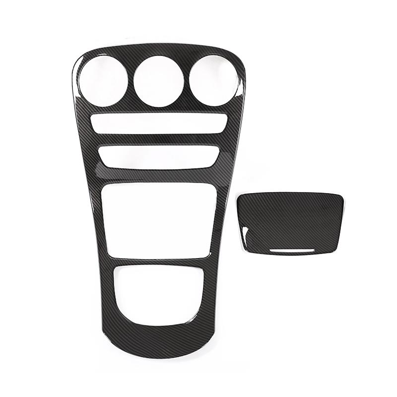 Carbon Fiber ABS Center Console Decoration