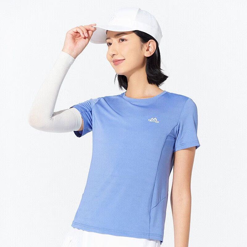 TECTOP Women s Colorblock Quick-Dry T-Shirt M