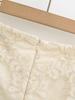 Elegant Summer Retro Jacquard Lace High-Waist Skirt for Women