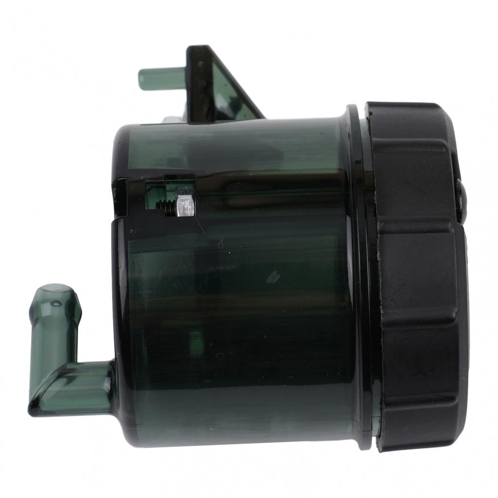 Motorcycle Oil Tank Cup Black Front Replacement Transparent Clear Black
