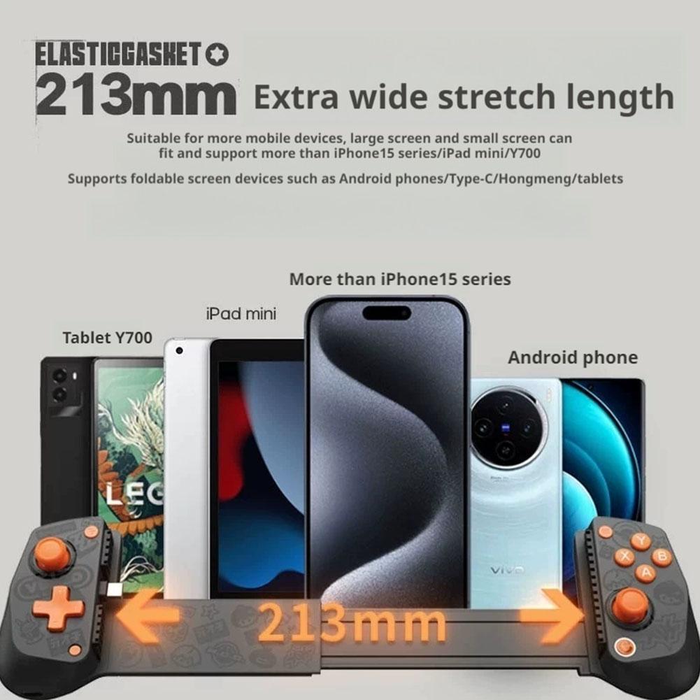 For GameSir X5 Stretch Game Controller Type-C Port Android Ios Mobile Gamepad Ergonomic Design Gaming Lite Extension Handle