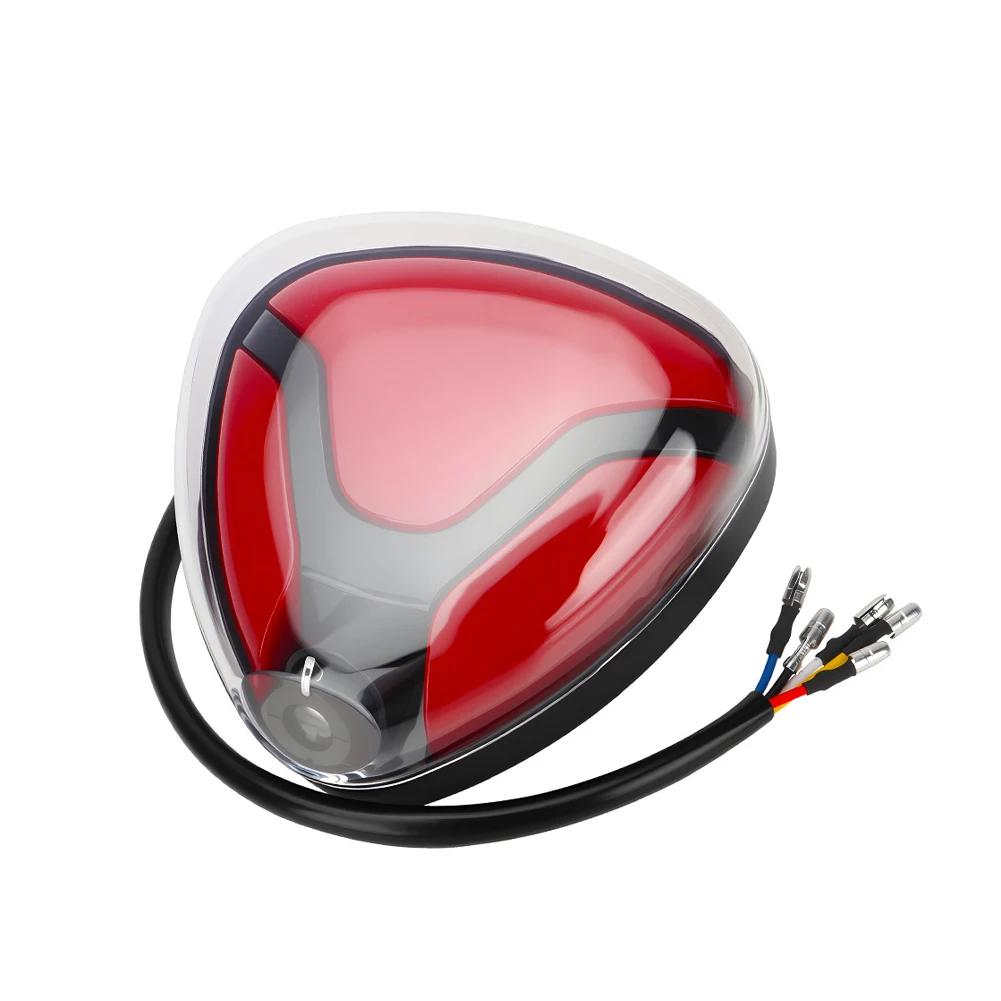 12V LED Projection Anti-Rear-End Brake Light Keep A Safe Distance Warning Ground Light For Electric Bike Motorcycle Safety