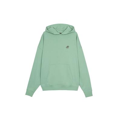 Graphic Letter Loose Fit Hoodie Men Hoodies Green VN0A54ONE0K