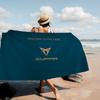 1pc Simple striped beach towel, quick drying absorbent swimming towel, multi-functional beach towel for beach swimming yoga