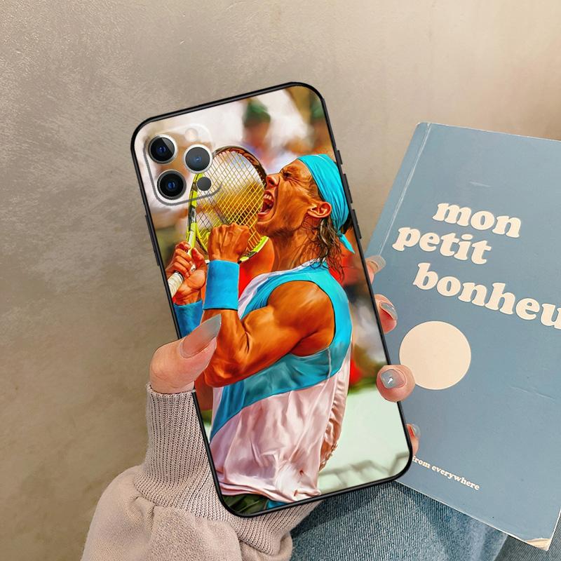 Rafael Nadal Hülle Für iPhone 14 12 11 13 15 16 Pro Max Mini X XS XR Plus Handyhülle Abdeckung