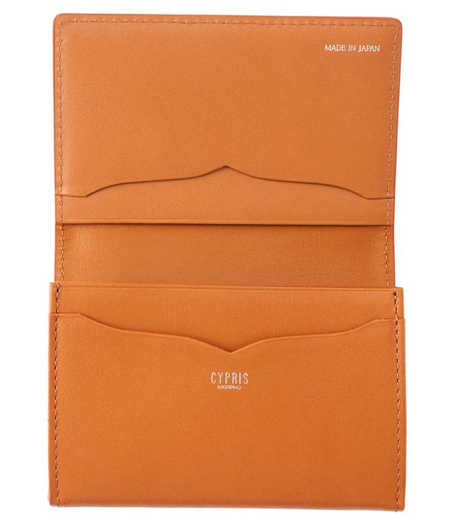 Business Card Holder Center Fold Lejute 8763 [Kipris] (with Gusset) (Orange)