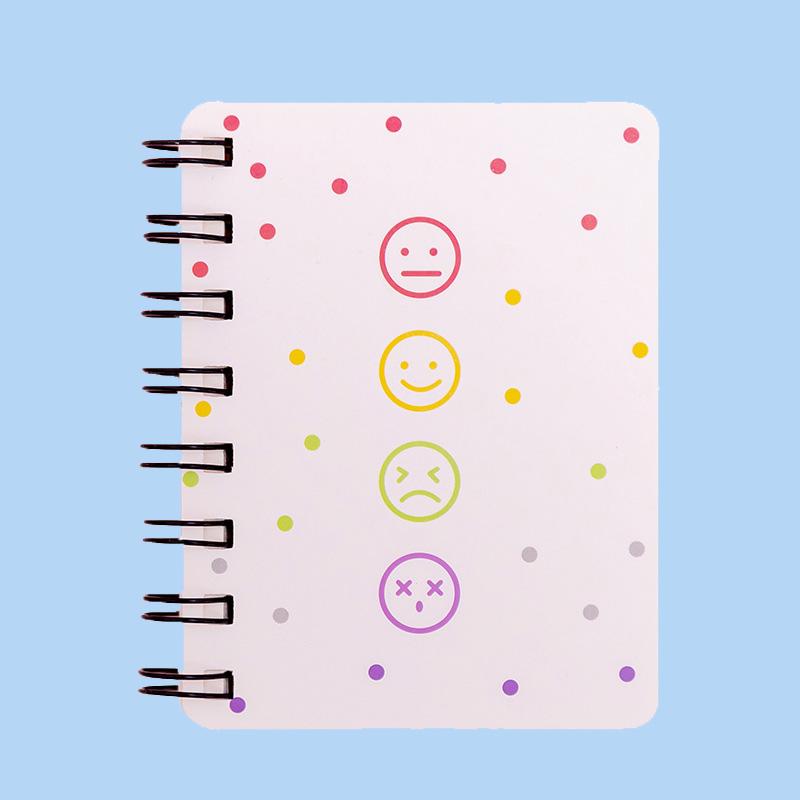12 Pcs Little Flower Rollover Coil Book Student Mini Portable Loose-leaf Notebook Notepad A7 Pocket Book