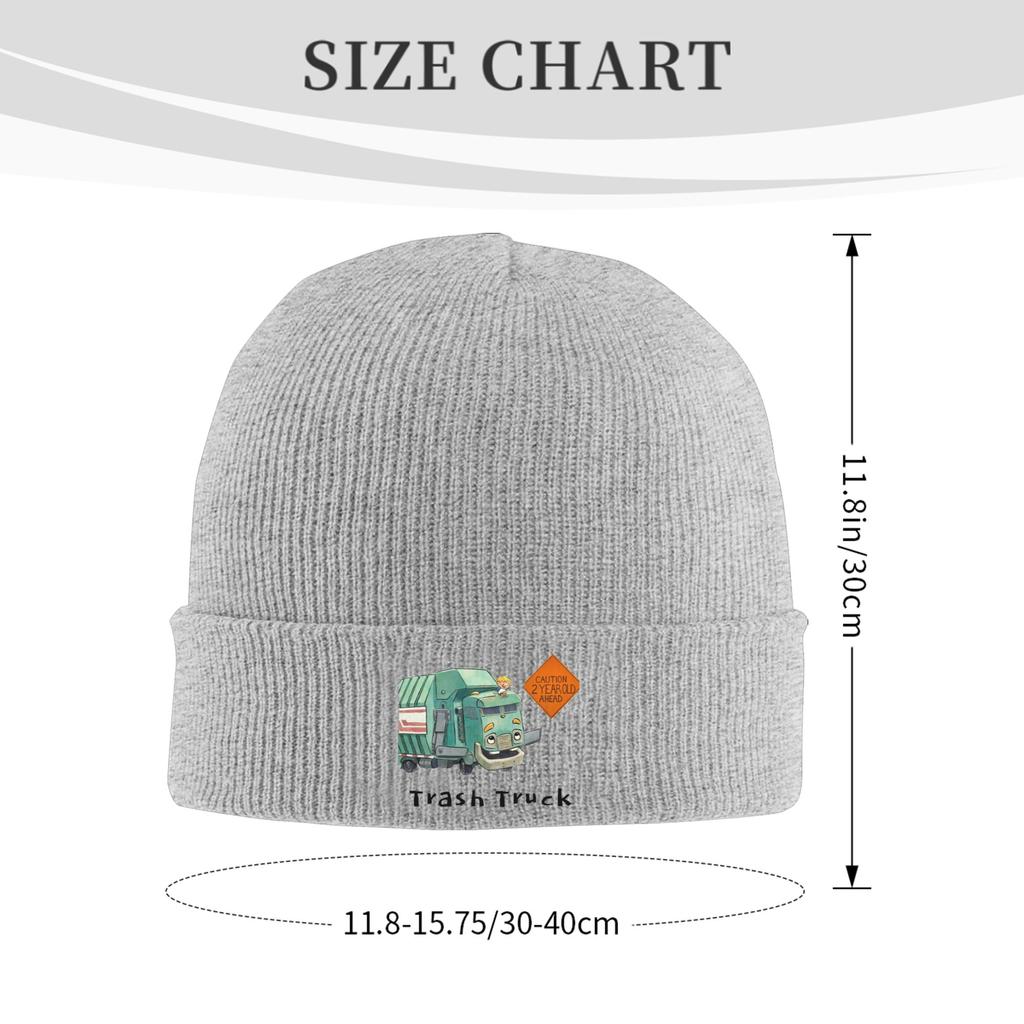 Trash Truck cartoon Netflix Winter Skullies Beanies Hat Warm Autumn Knitted Hats Bonnet Caps for Women Men