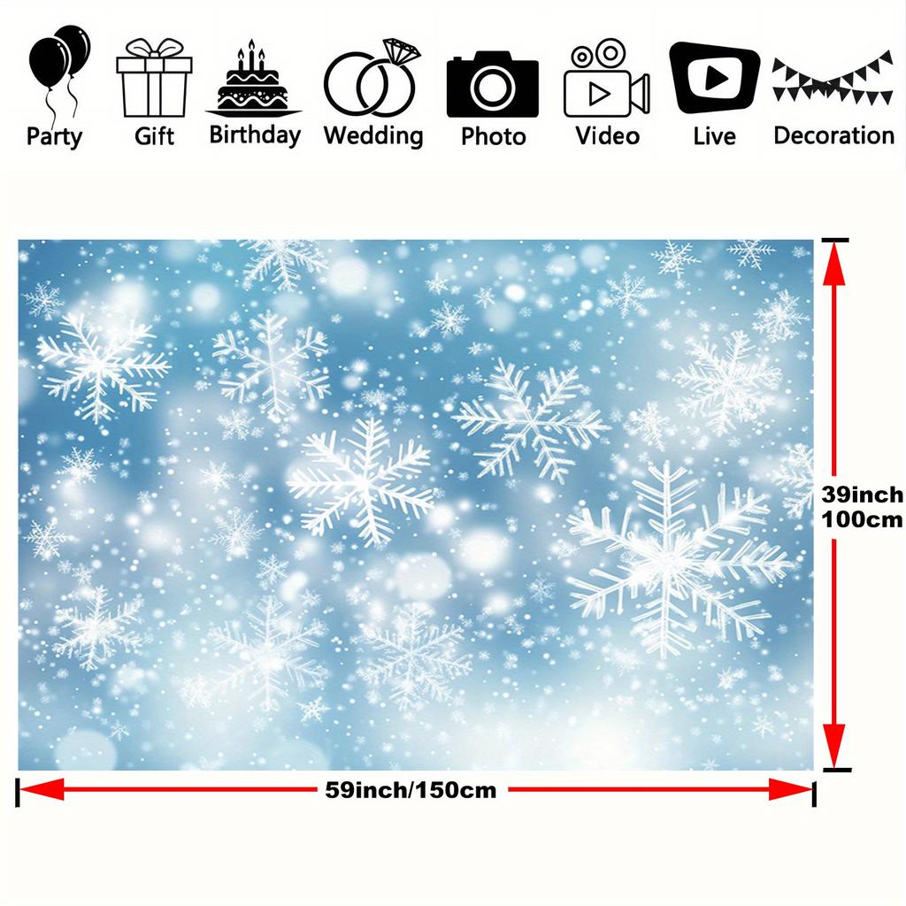 Christmas Winter Wonderland Backdrop Xmas Decoration Background Winter Backdrop Decorations For Photo Studio Photo Booth Christams Party