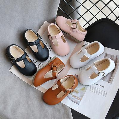 Spring Autumn Leather Shoes Children Single Shoes