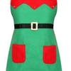 Holiday Apron Dress Costume Set With Accessories Cosplay Elf Dressingup Props For Christmas Celebration Gathering Wear