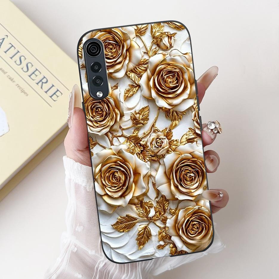 Für LG Velvet 5G Hülle LM-G900N Niedliche Cartoon Hülle Stoßfeste Weiche Silikon Handyhülle Für LG Velvet 5G UM LGVelvet Fundas Stoßfänger
