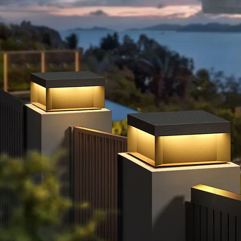 Solar Outdoor Courtyard Pillar Light