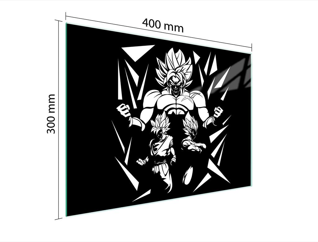 SZKLANA DESKA DO KROJENIA 40x30 ANIME