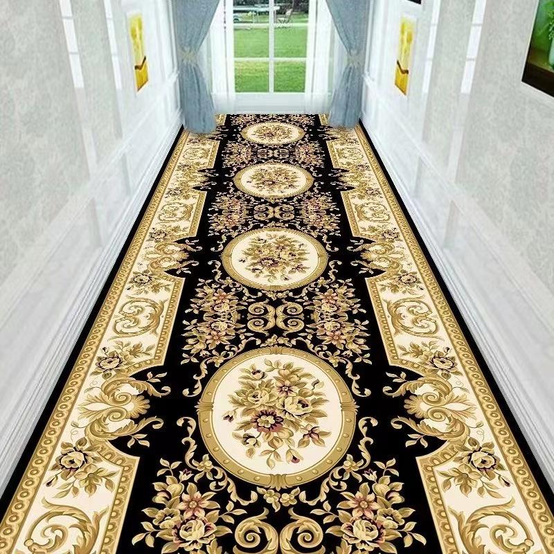 

Винтажный ковер-дорожка в персидском стиле для гостиной, прихожей, машинная стирка, входной коврик для балкона, мягкий удобный длинный коврик для спальни, дивана 80*100CM