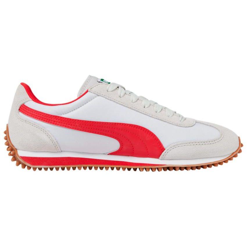 Puma Whirlwind Classic Leather Casual Sneakers Unisex Sneakers Gray Red 374849-10