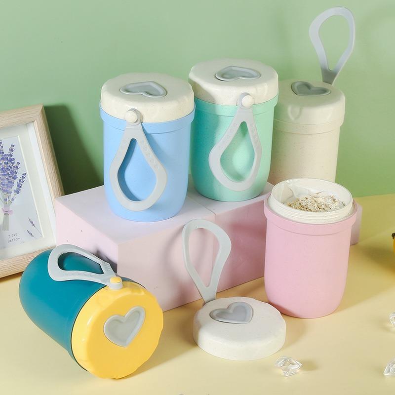 Wheat Straw, Student Party, Office Worker, Breakfast Cup, Coffee Cup, Portable Cup, Personalized Water Cup