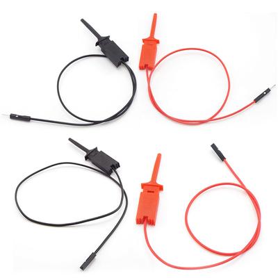 Test Hook Clip Male Female Cable Line Diy Tools Connector Testing Equipemnt Electric for Instrumentation