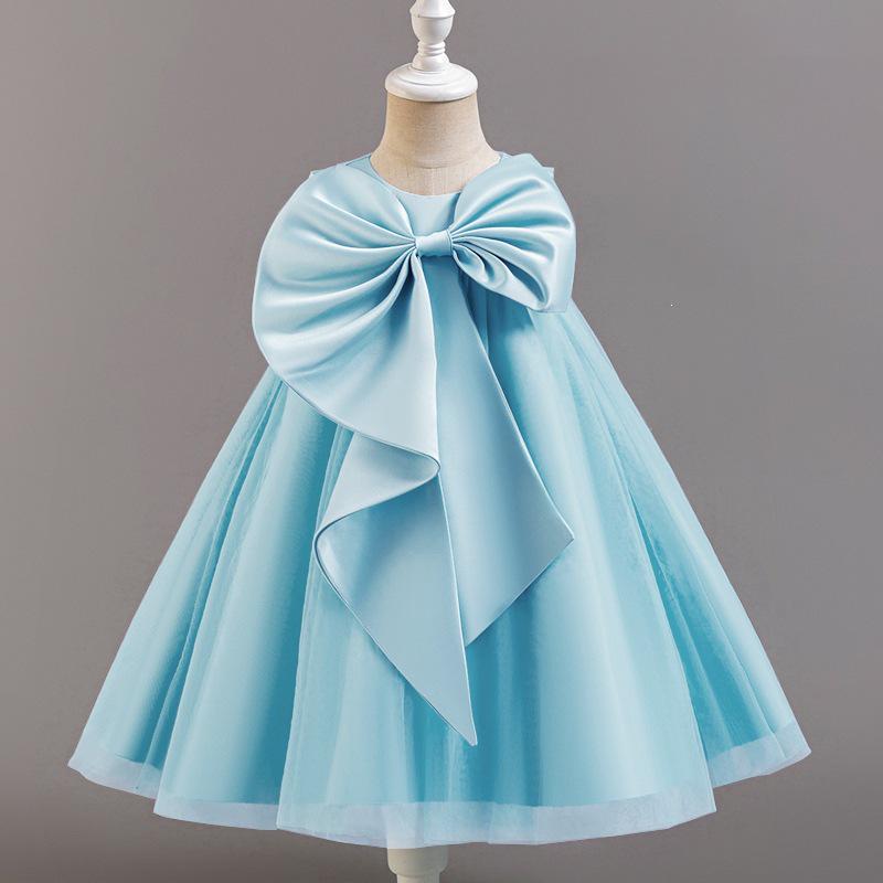 White Princess Dress for Girls - Birthday, Party, Piano Performance, Costume