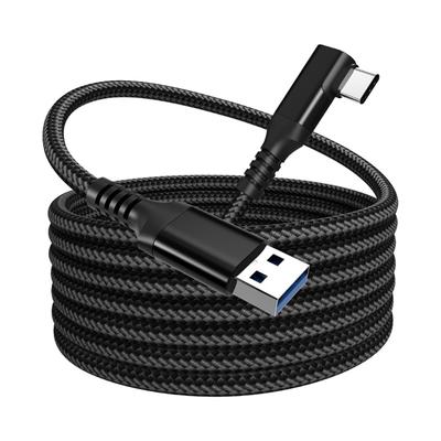 5M L Shaped USB C VR Link Cable with Dedicated Charging Port for 4 PC Headsets
