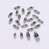 50pcs/lot 1.5/2.0/2.4/3.2 Mm Stainless Steel Ball Chain Connectors Clasps For DIY Bead Chain Jewelry Making Finding Supplies