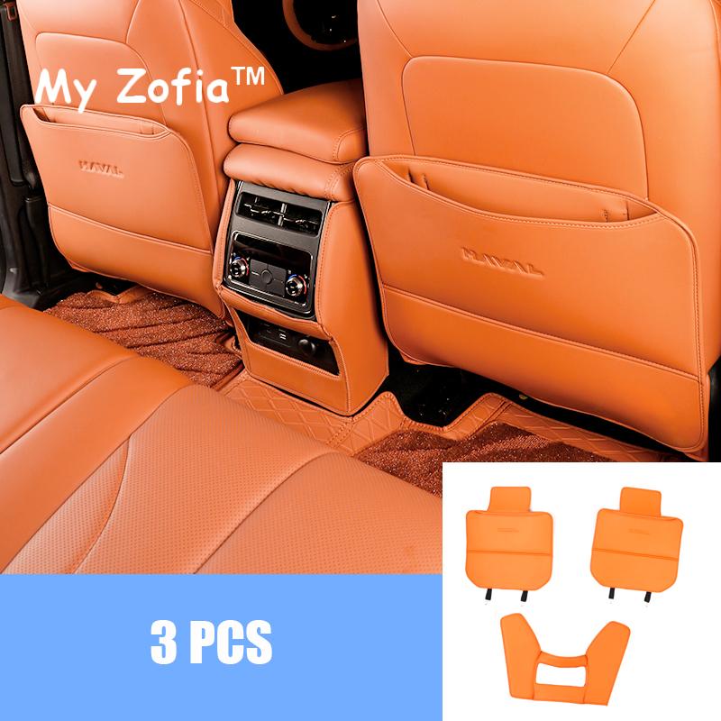 For HAVAL H9 2nd 2024 2025 Door Leather Protection Anti Kick Pad Rear Seat Second Row Seat Back Anti Dirty Mat Auto Accessories
