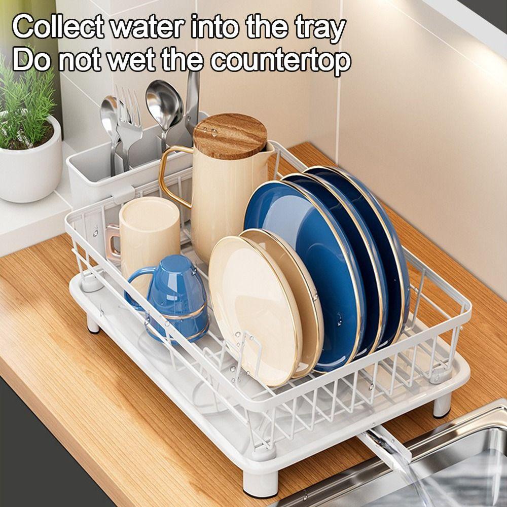Large Dish Drying Rack With Automatic Drying Dish Rack New Tableware Storage