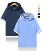 [2Pack] Fharim Oversized Short Sleeve Hoodie
