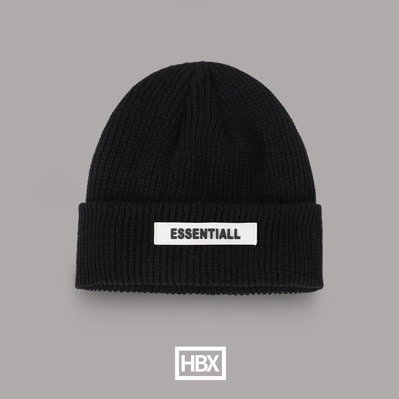 Star hat winter men's wool hat autumn and winter versatile pullover knitted hat warm pile cold hat women