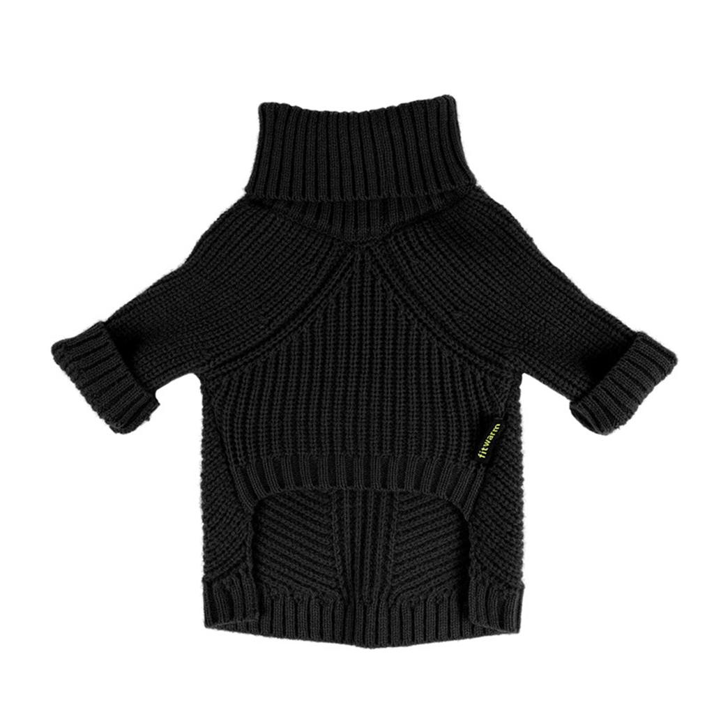 Turtleneck Dog Pullover Sweater for Medium Dogs to Large Dogs Windproof Cardigan Thick Coat for Winter Outdoor