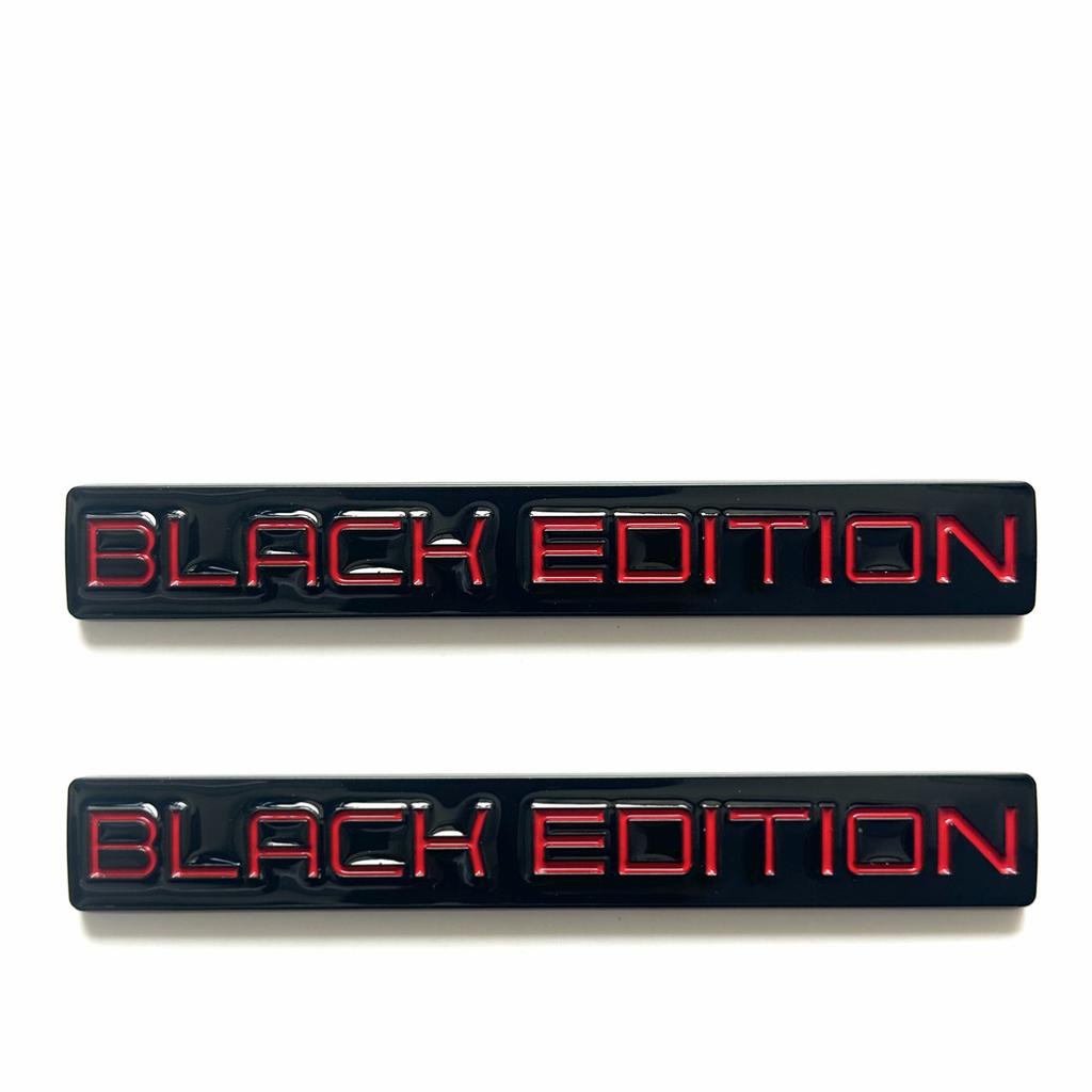 Metal Black Edition 3D Car Body Badge Limited Edition Sticker Trunk Fender Emblem Decal Accessorie For Car Motorcycle Bike