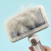 Dog Brush Stainless Steel Dogs Comb Pet Hair Remover Massage Cat Brush Comfortable Handle Combs for Dog Long Hair Knot Cleaning