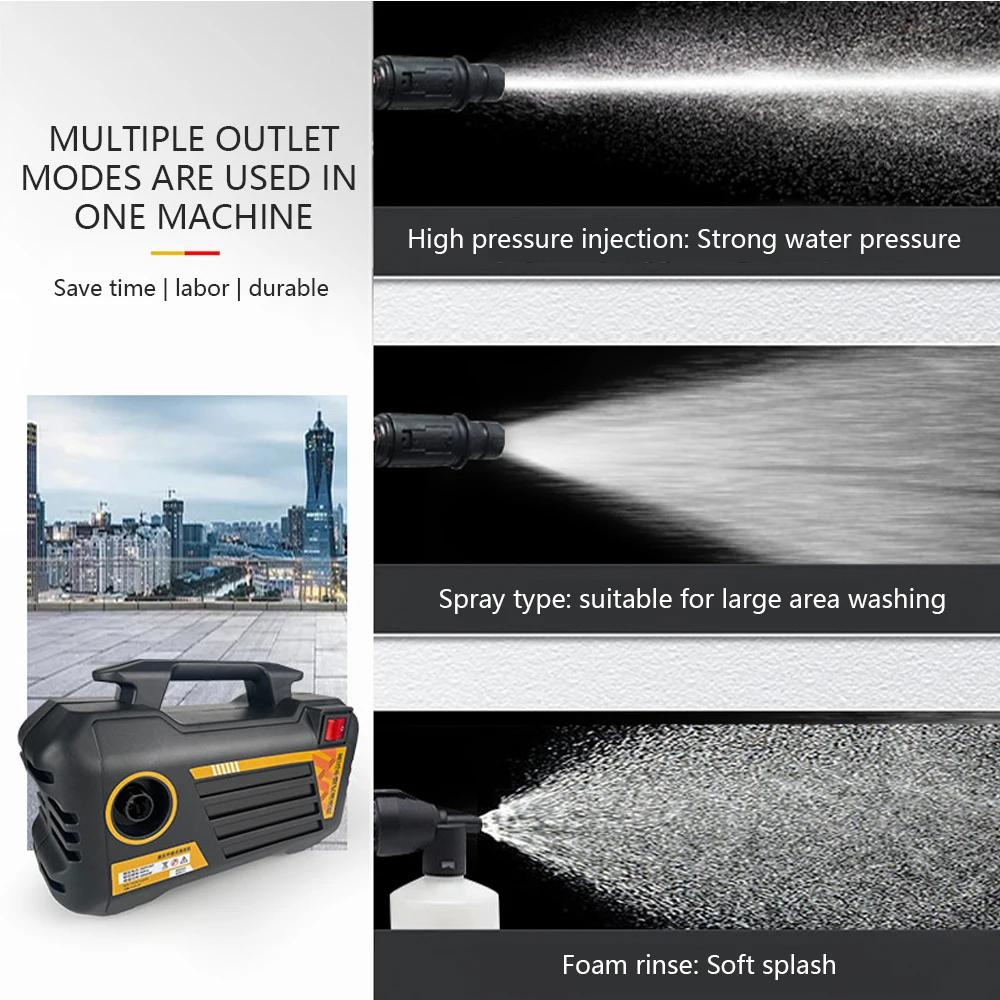 3000W Powerful Electric High Pressure Car Washer 220V/110V Home Cleaning Machine for Car & Garden Washing Tools