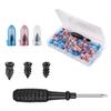Universal Vacuum Car Tyre Repair Rubber Nail Tire Repair Nail Rubber Screw Screw Tools In Tubeless Plug Accessories Kit Rep D9M6