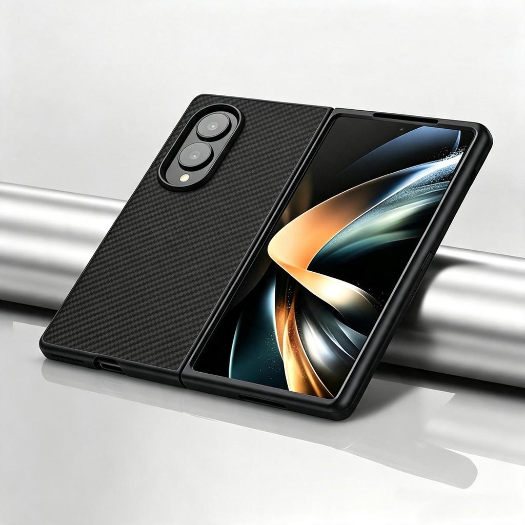 Carbon Fiber Texture Protective Case for Samsung Z Fold5/Fold7