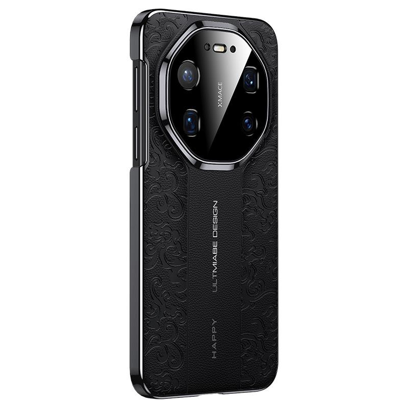 Applicable to Huawei mate80promax mobile phone case electroplating 80por extraordinary master 80rs anti-drop 80pro leather case