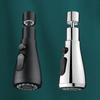 Kitchen 3 Modes Shower Head Kitchen Tap 360° Rotatable Flush High-Pressure Faucet Sprayer Tap Replacement Kitchen 3 Button Mixer
