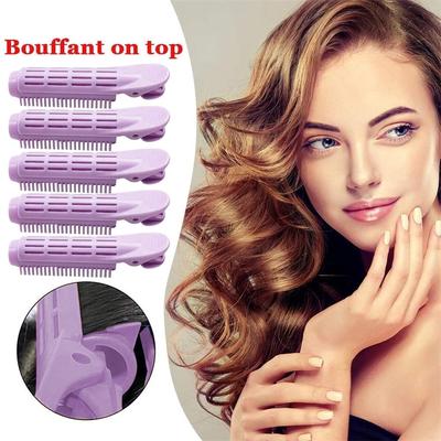 (brisand) Clip para rizador de cabello, Clip para rizador de cabello con volumen de autoagarre, peinado de cabello naturalmente rizado