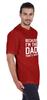 Inkmeso Men  s Graphic Printed   Because I'm The Dad That's Why   Novelty Sarcastic Tshirt Crew Neck Tee For