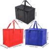 Large Insulated Reusable Grocery Bag Foldable Thermal Cooler Bag Hot Cold Keep Warm Food Delivery Picnic Shopping Bag