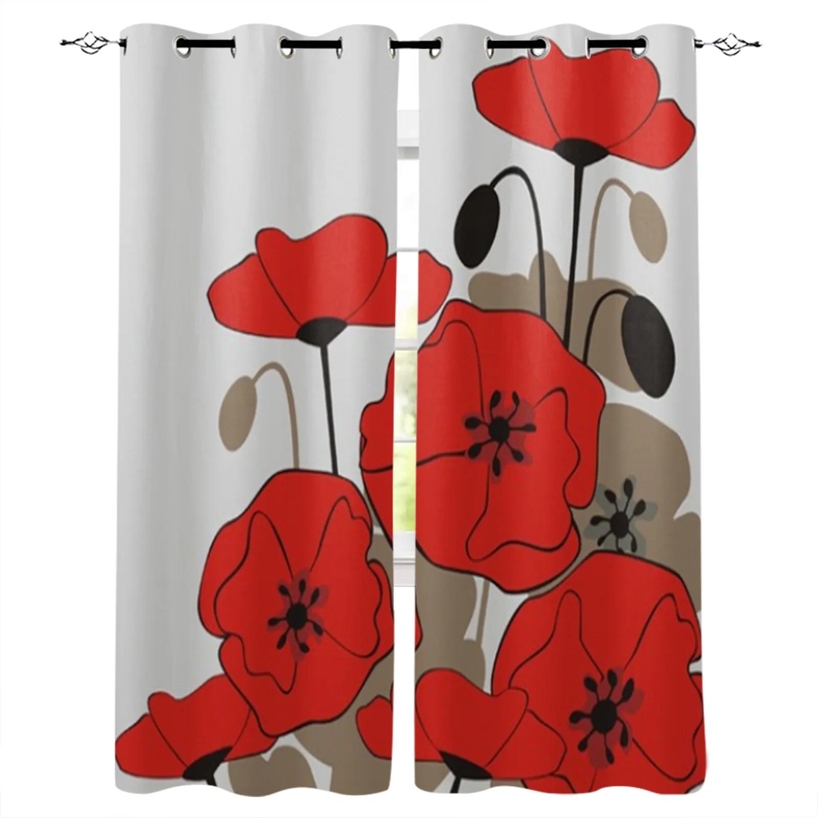 

Purple Phalaenopsis Orchid Butterfly Print Curtain 2pcs Short Window Blinds for Bedroom Living Room Kitchen (50Wx50H)x2(CM)&Rod Pocket